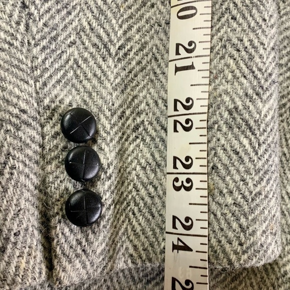 Vintage Harris Tweed Herringbone Blazer Size40 - Picture 14 of 14
